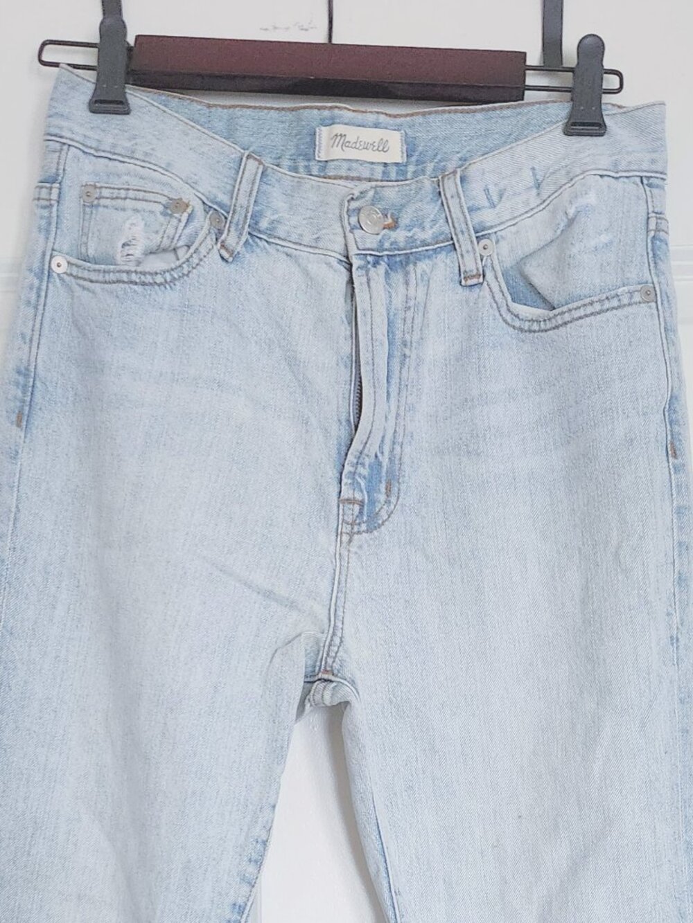 Madewell Women's The Perfect Vintage Jean Size 28 Light Blue Wash High Waist
